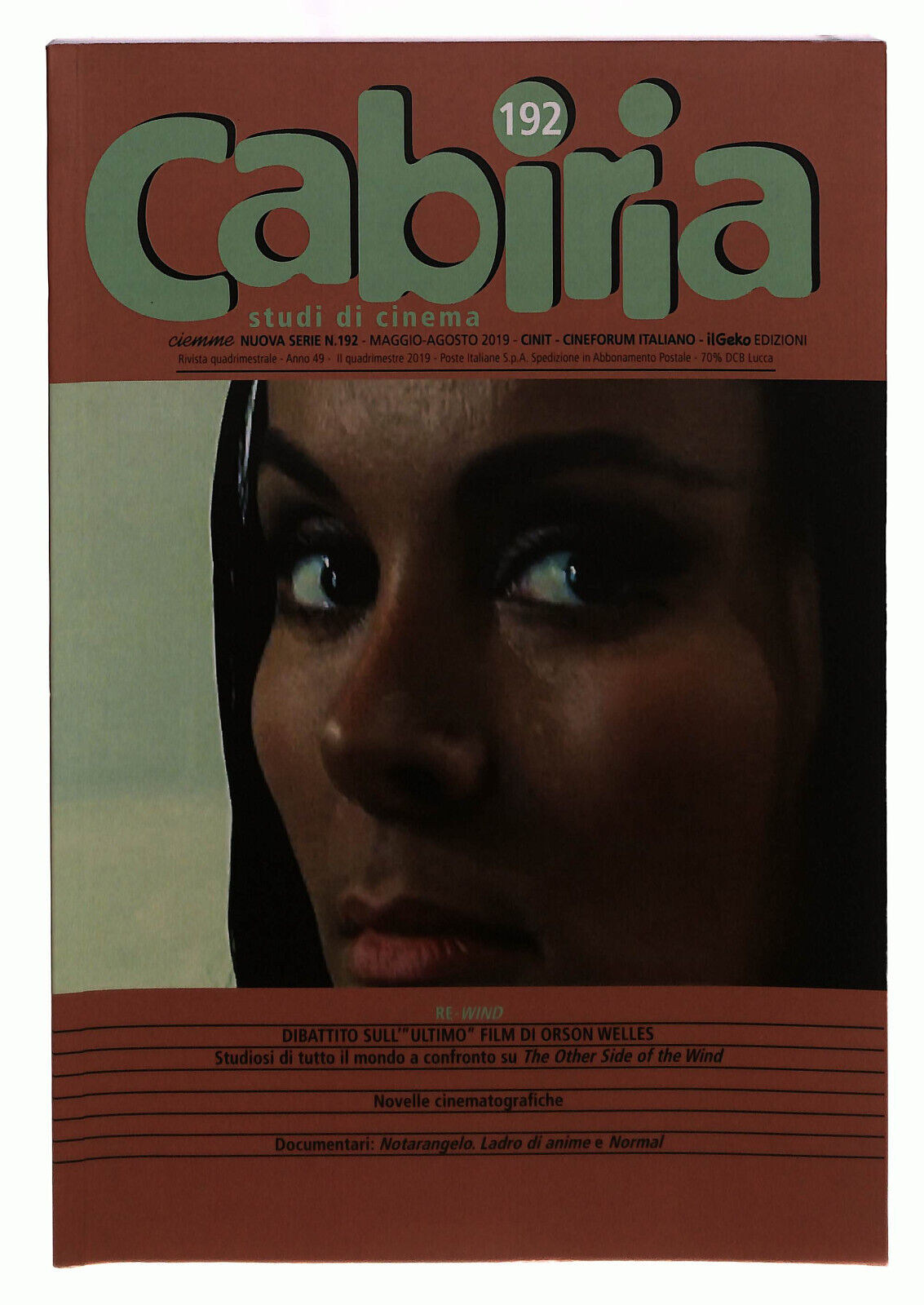 EBOND Cabiria Studi Di Cinema Vol 192 Geko Libro LI039813