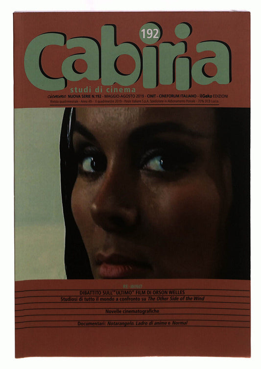 EBOND Cabiria Studi Di Cinema Vol 192 Geko Libro LI039813