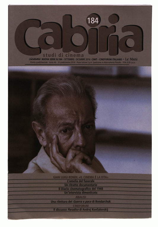 EBOND Cabiria Studi Di Cinema Vol 184 Geko Libro LI039814