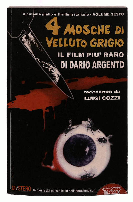 EBOND 4 Mosche Di Velluto Grigio Cozzi Profondo Rosso Libro LI039860