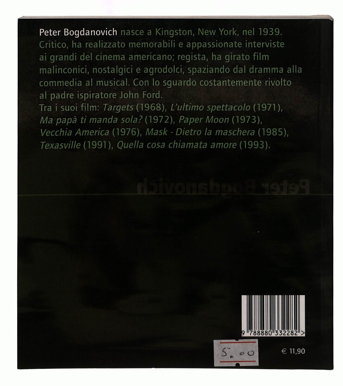 EBOND Peter Bogdanovich Giacci Il Castoro Libro LI039885