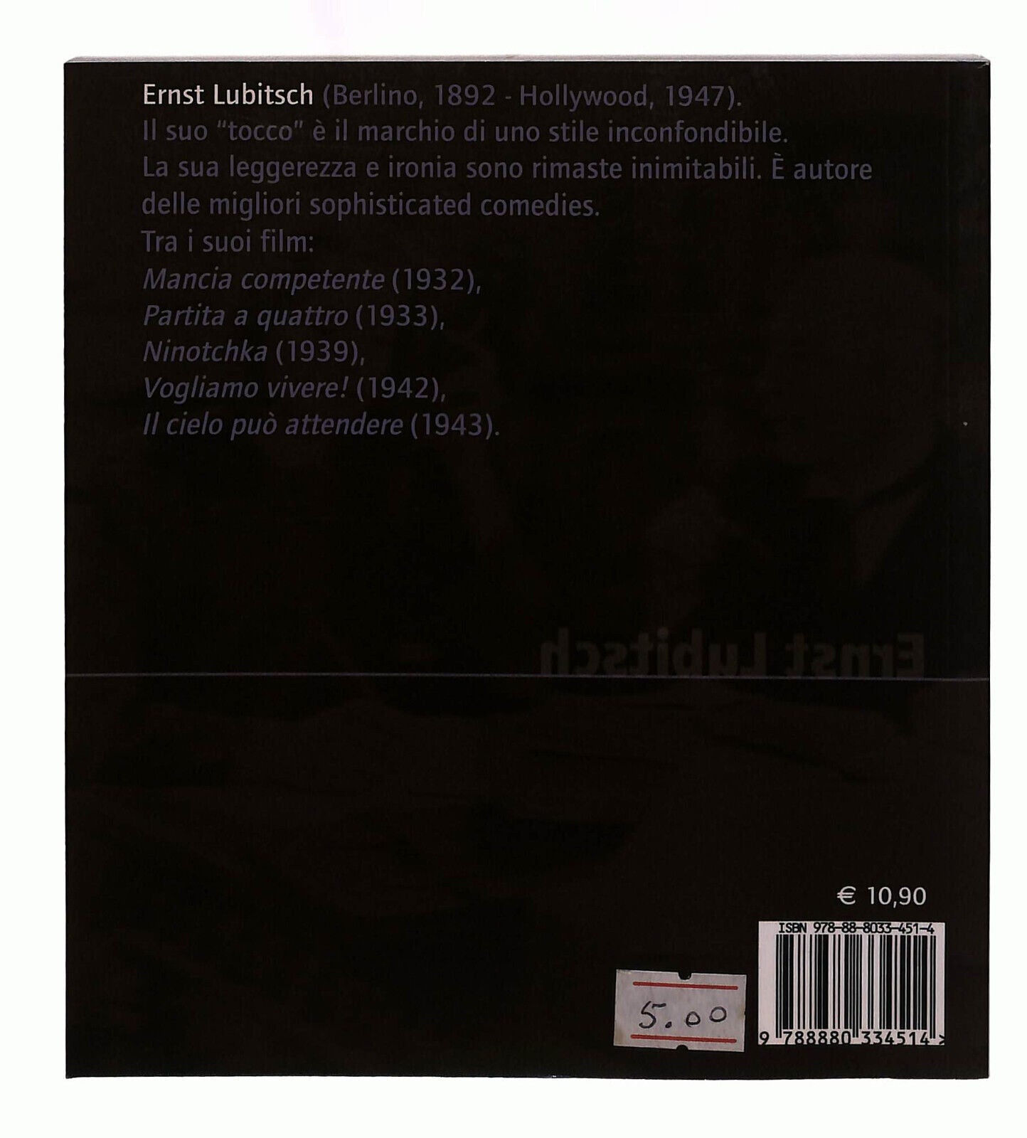 EBOND Ernst Lubitsch Il Castoro Libro LI039903