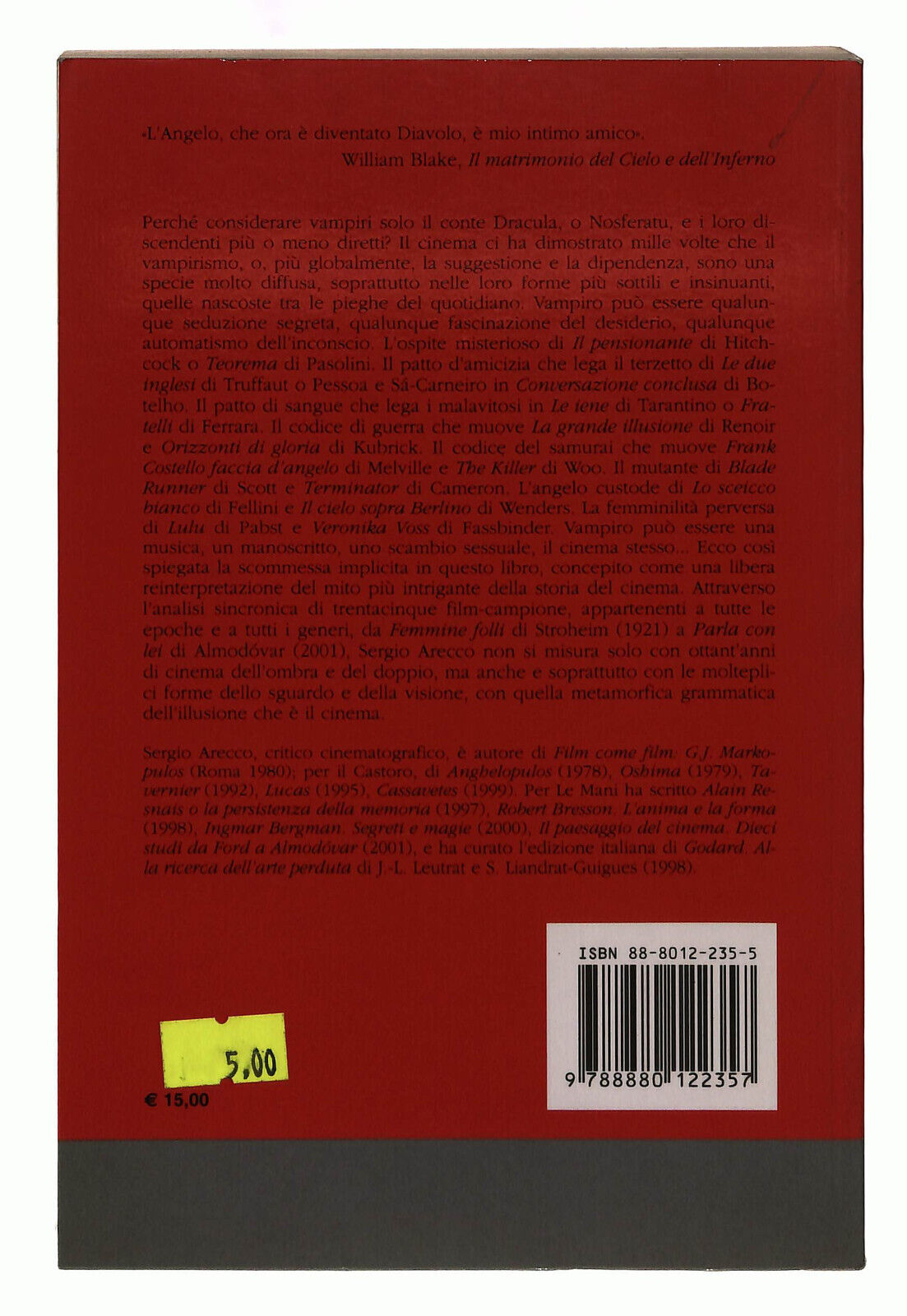 EBOND Il Vampiro Nascosto Le Mani Arecco Libri Libro LI039992