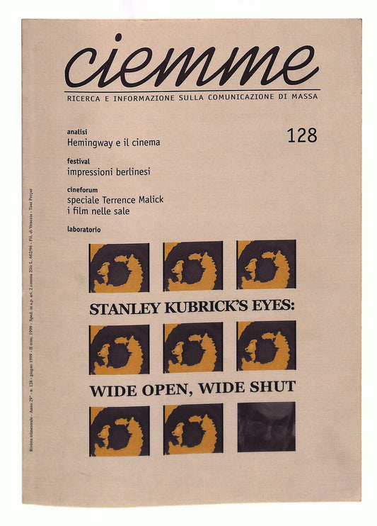 EBOND Cinit Ciemme 128 Stanley Kubrick's Libro LI040059