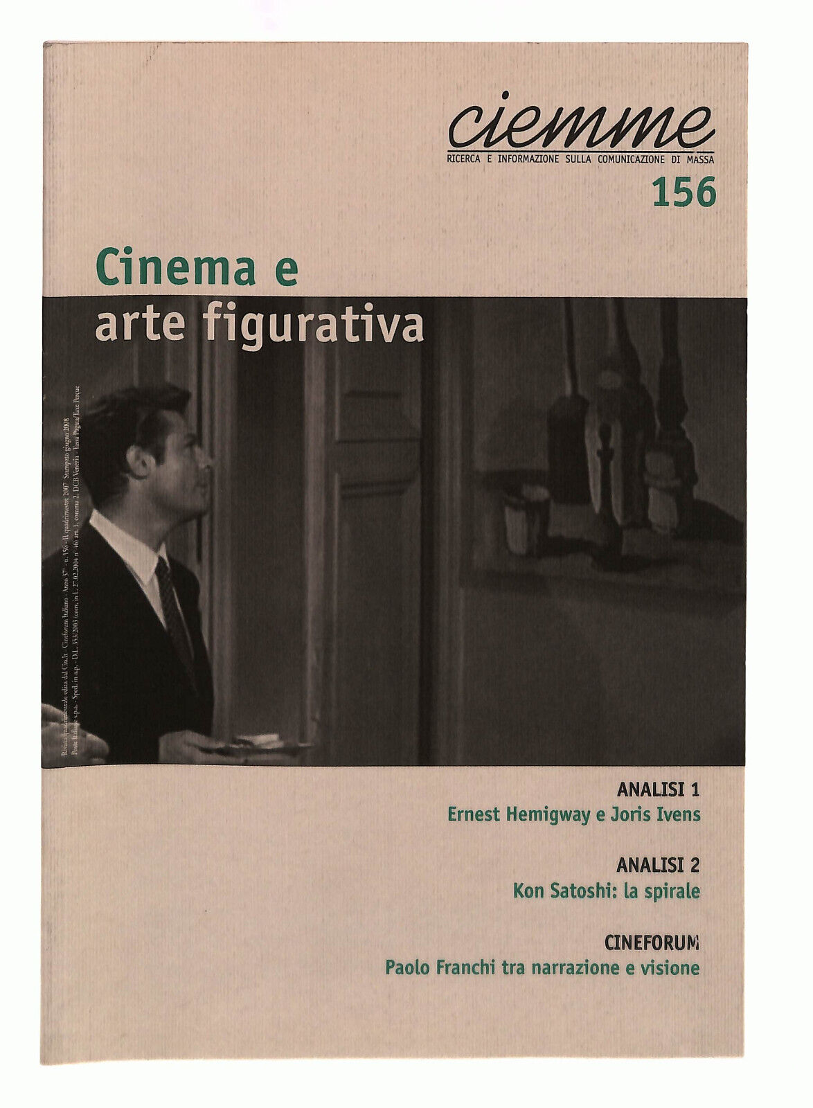 EBOND Cinit Ciemme 156 Cinema e Arte Figurativa Libro LI040066