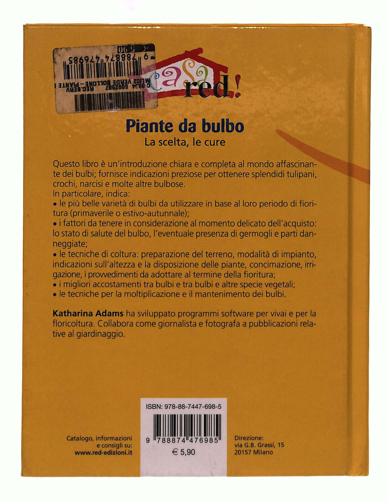 EBOND Casa Red Piante Da Bulbo Adams Libro LI040080