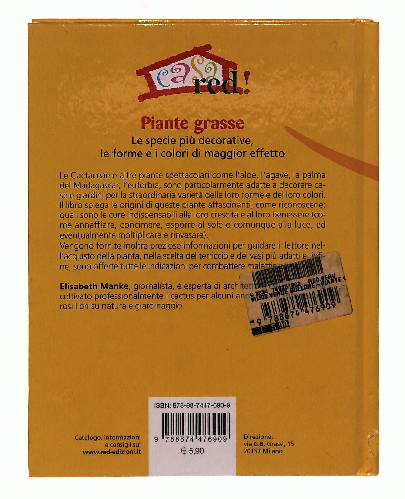 EBOND Casa Red Piante Grasse Manke Libro LI040101