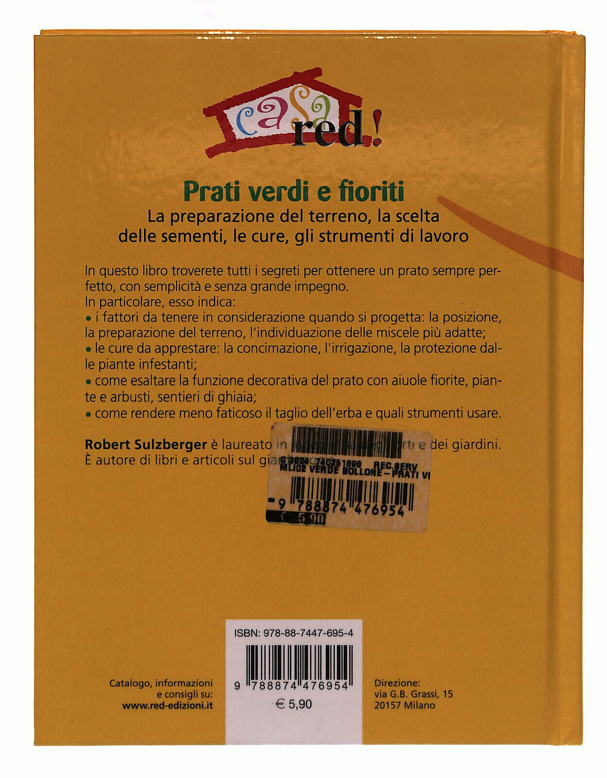 EBOND Casa Red Prati Verdi e Fioriti Sulzberger Libro LI040102