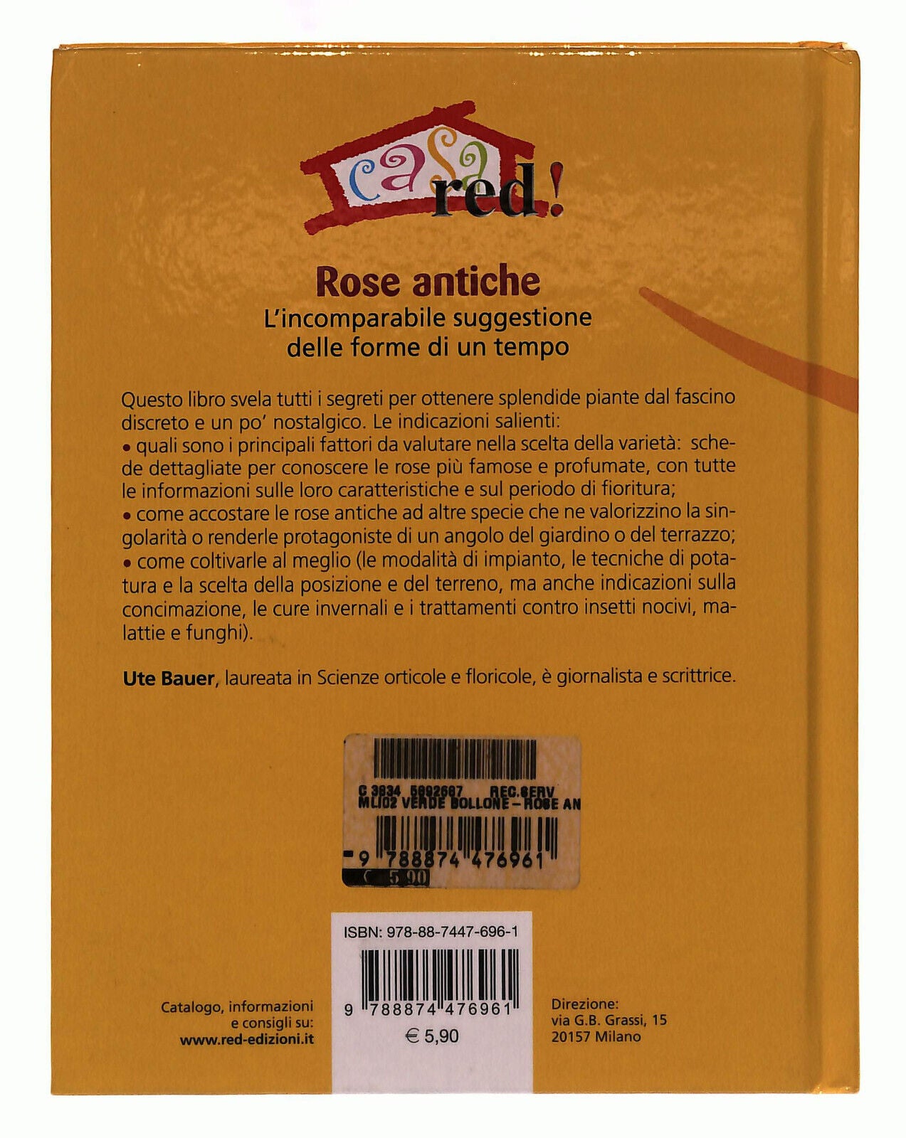 EBOND Casa Red Prati Rose Antiche Bauer Libro LI040103