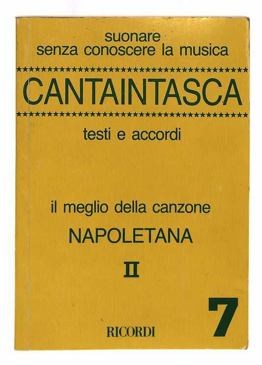 EBOND Cantaintasca 7 Canzone Napoleta Ii Ricordi Libro LI040106