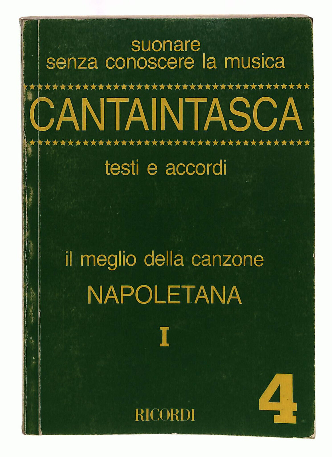 EBOND Cantaintasca 4 Canzone Napoleta 1 Ricordi Libro LI040107