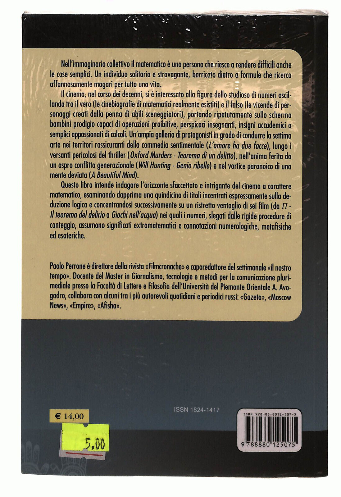 EBOND Quando Il Cinema Da i Numeri Perrone Le Mani Libro LI040209