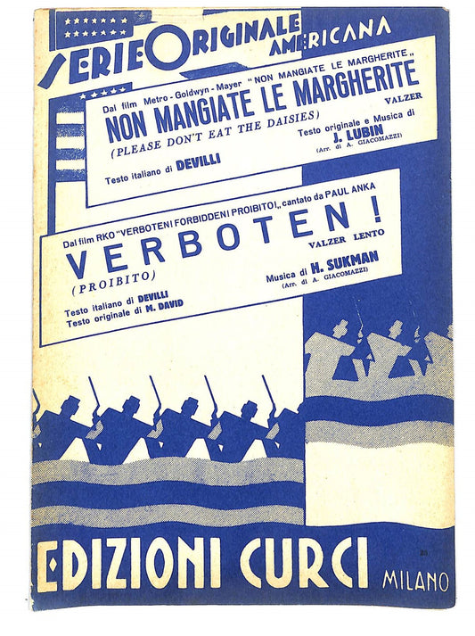 EBOND Spartiti - Non Mangiate Le Margherite - Verboten Libro LI040315