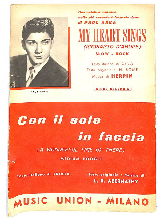 EBOND Spartiti -paul Anka My Heart Sings - Con Il Sole In Faccia Libro LI040316