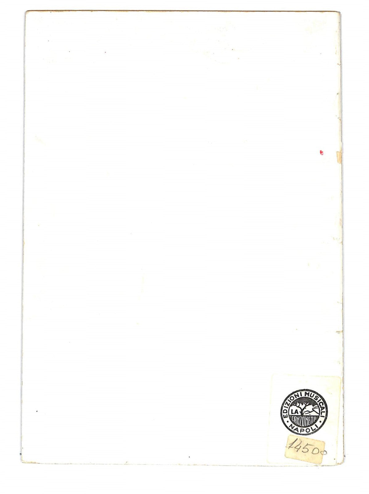 EBOND Spartiti Canzoni Amate Cantate - e Allora Palomma Libro LI040321