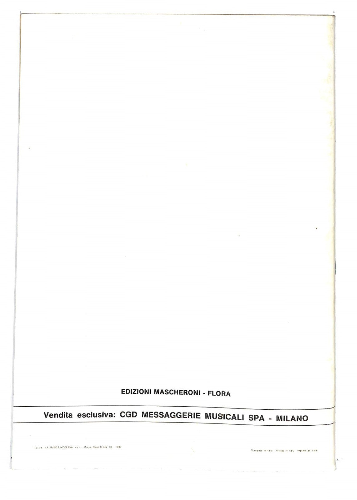 EBOND Spartiti - Sergio Caputo Libro LI040325