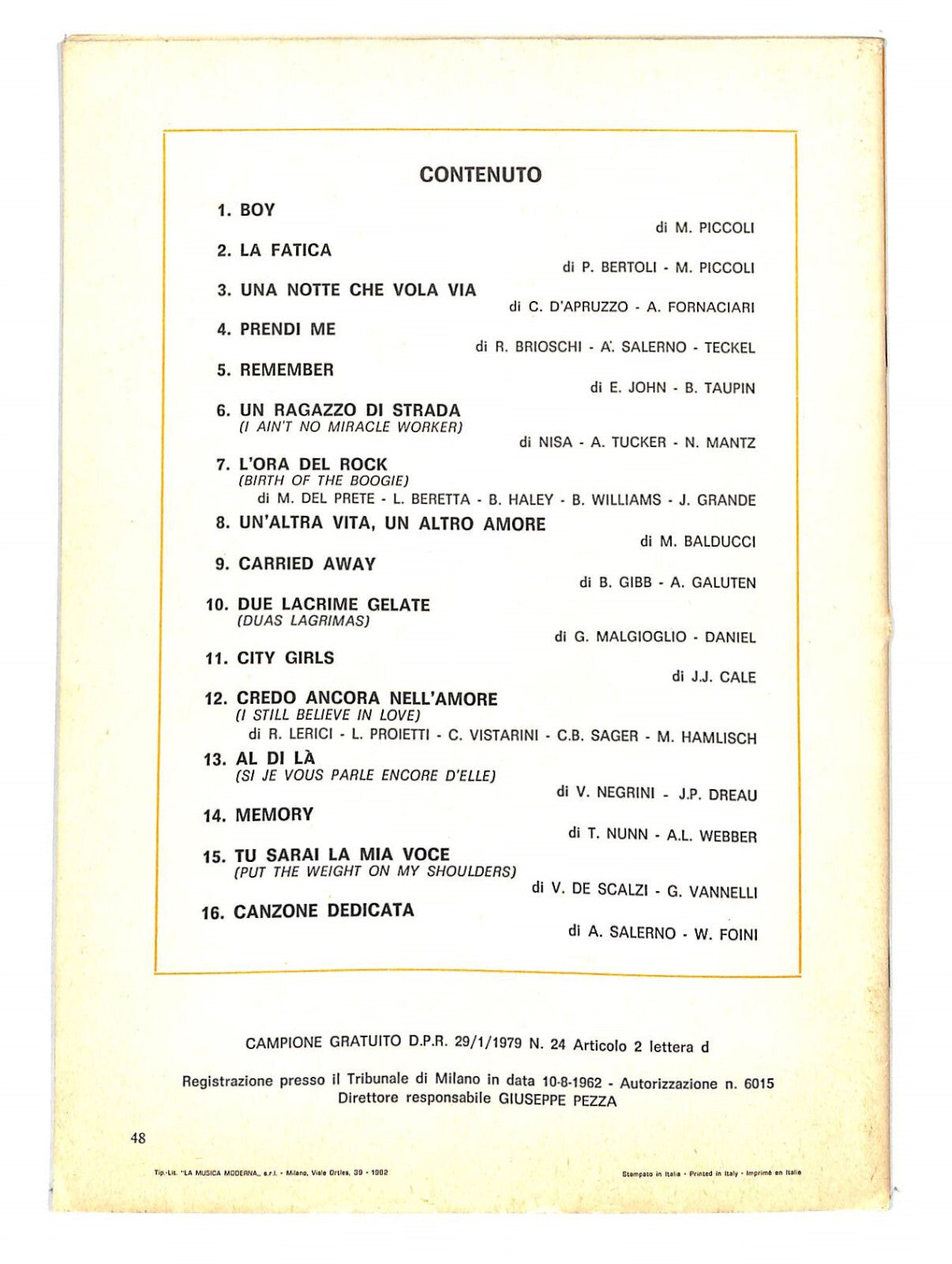 EBOND Spartiti - Successi Estate 1982 Libro LI040392