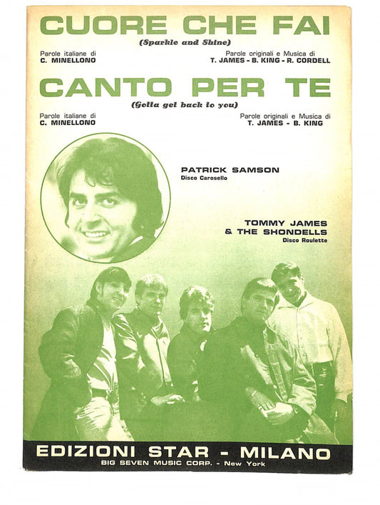 EBOND Spartiti - Patrick Samson Cuore Che Fai - Canto Per Te Libro LI040396