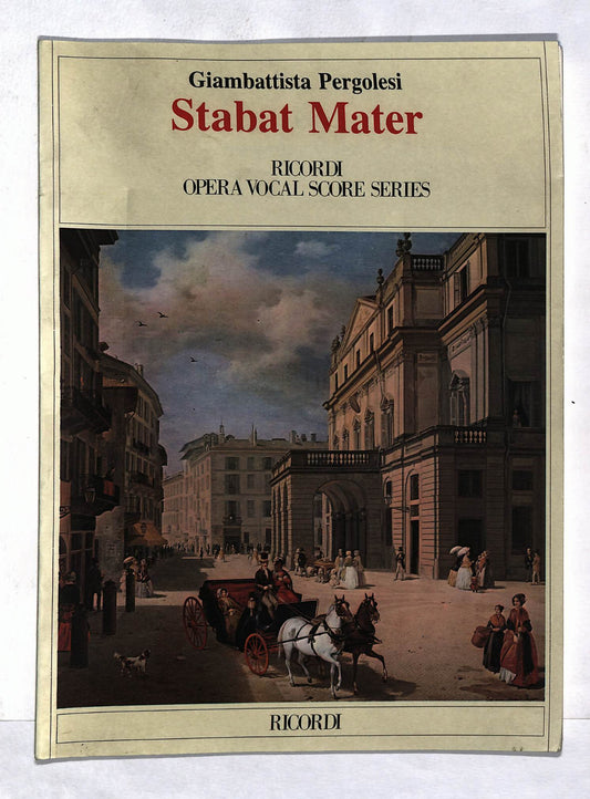 EBOND Spartiti - Giambattista Pergolesi Stabat Mater Libro LI040467