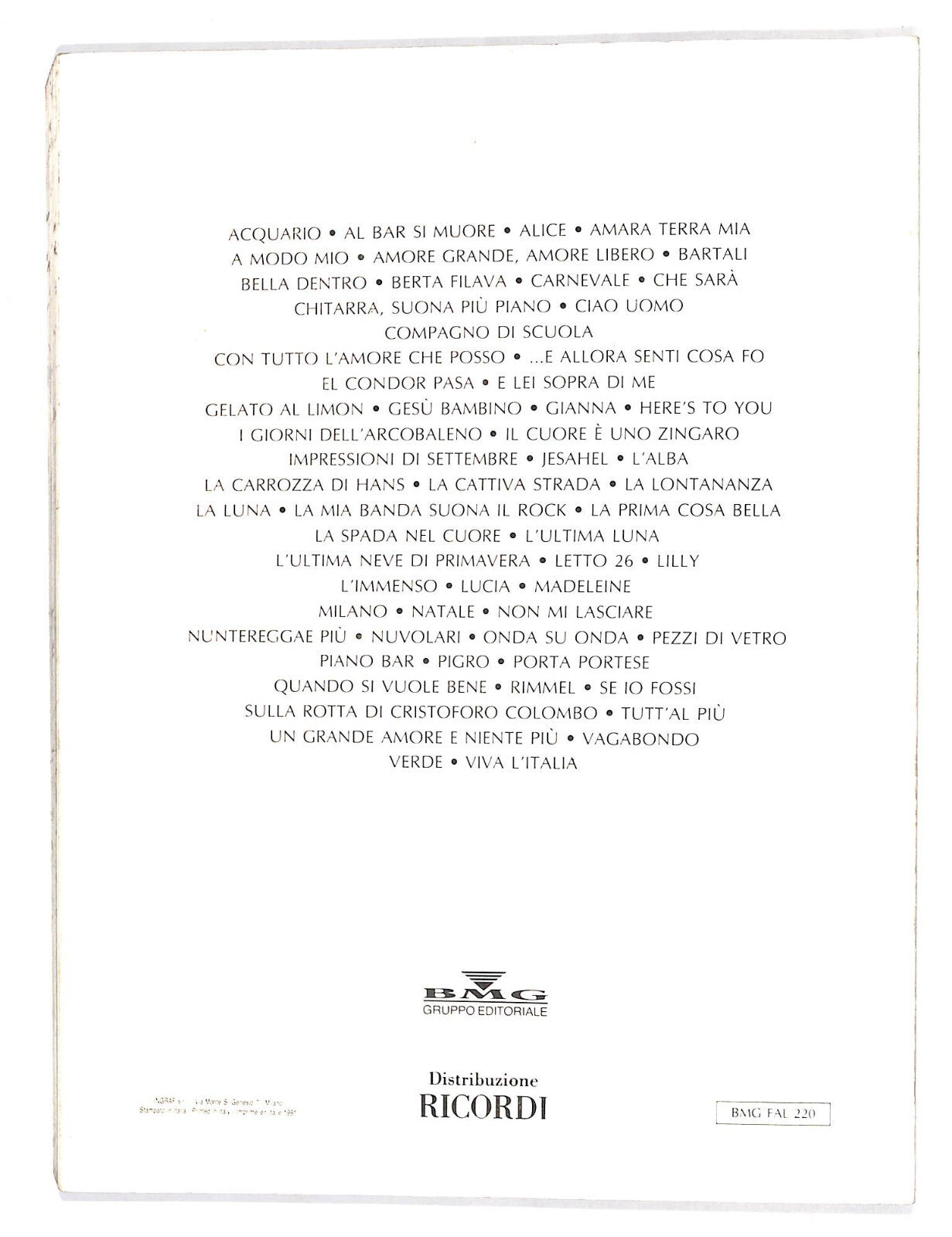 EBOND Spartiti - Il Meglio ... '70 Vol. 2 Libro LI040480