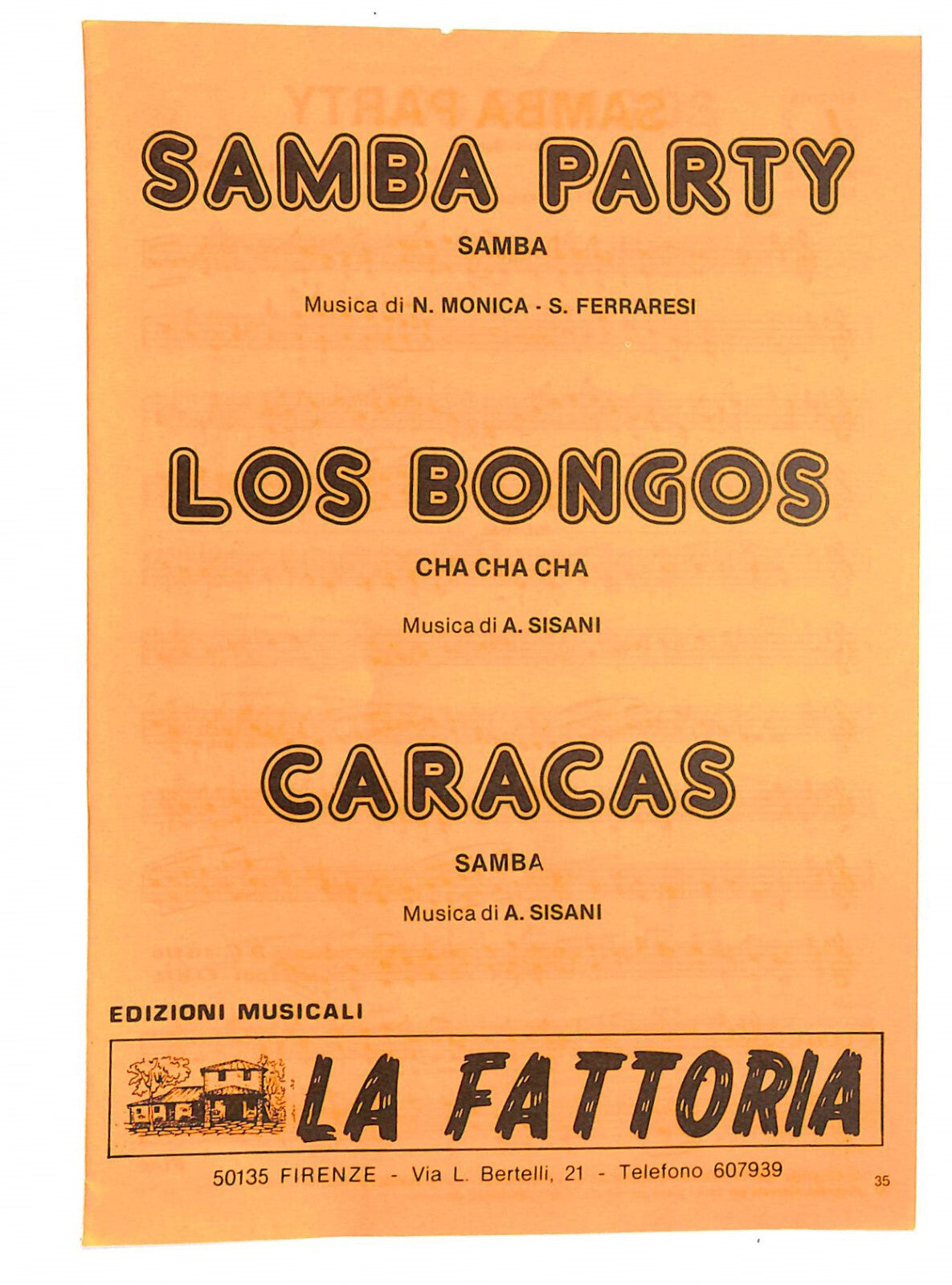 EBOND Spartiti - Samba Party - Los Bongos - Caracas Libro LI040542