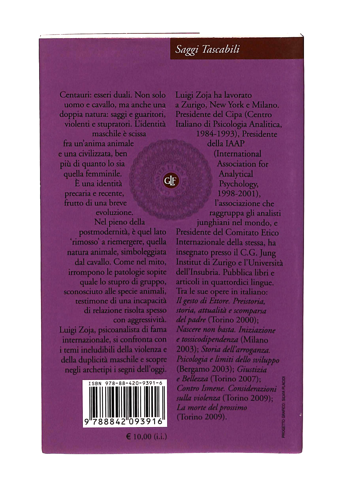 EBOND Centauri. Mito e Violenza Maschile Luigi Zoja Laterza Libro LI040633