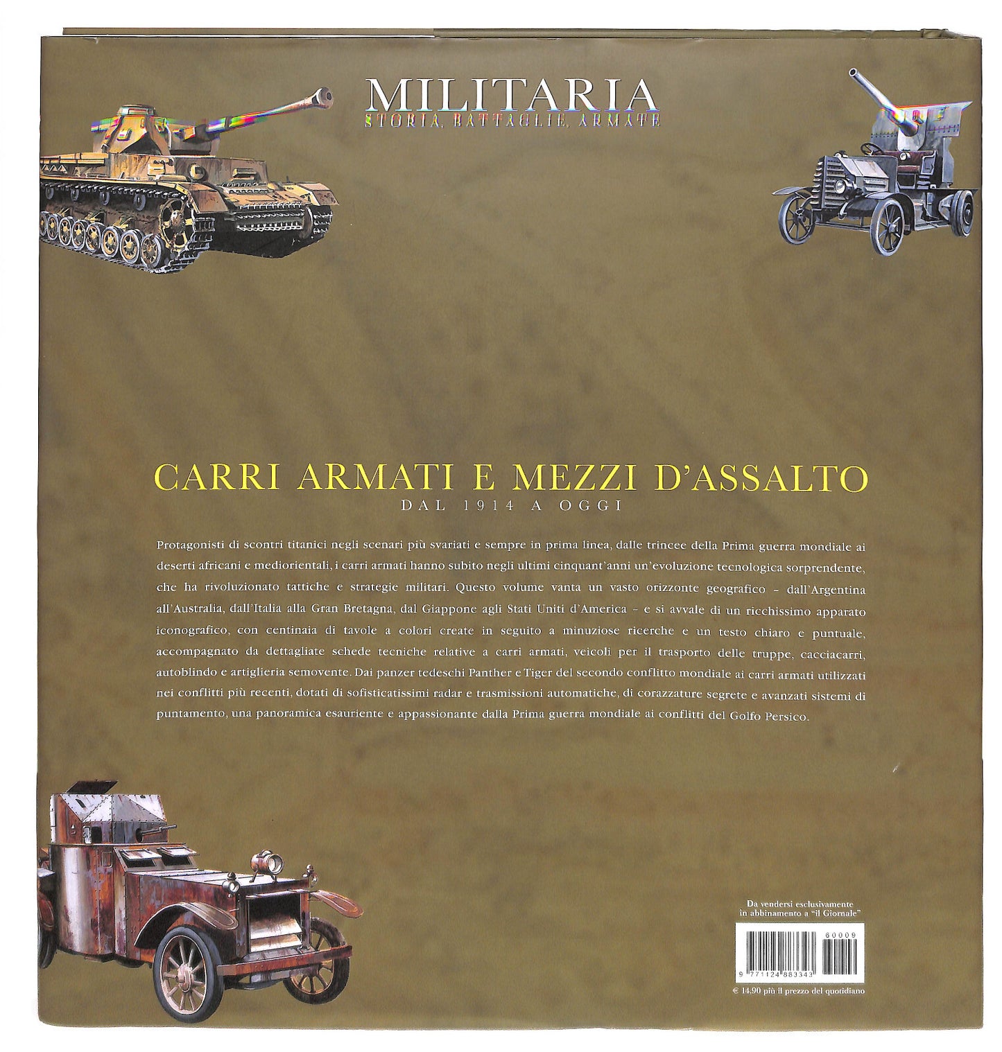 EBOND Militaria Carri Armati e Mezzi D'assalto Il Giornale V. 9 Libro LI040667