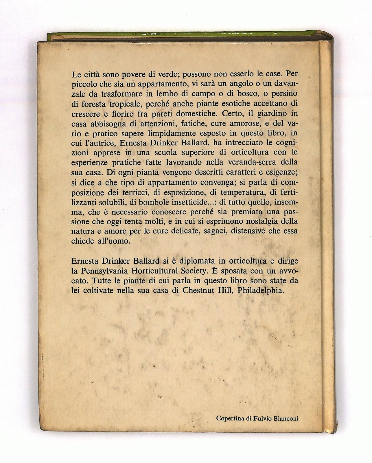 EBOND Il Giardino In Casa Vostra Ernesta Drinker Ballard Garzanti Libro LI040779