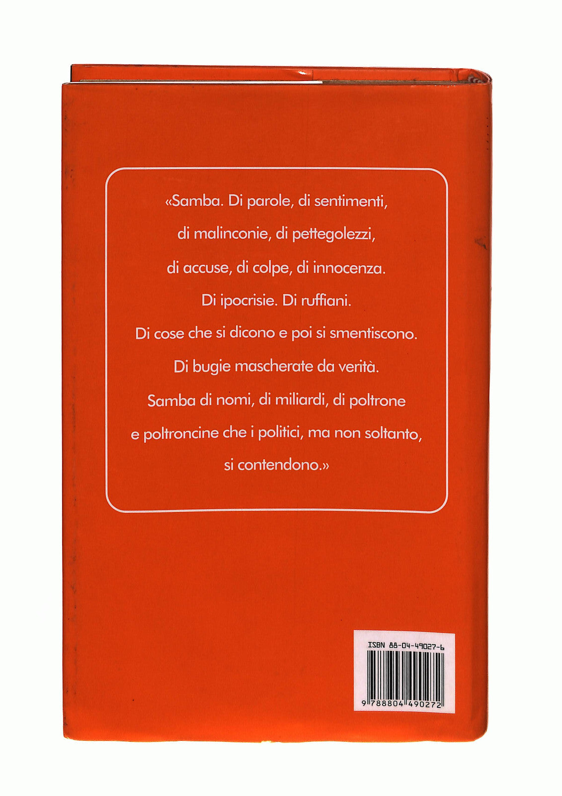 EBOND Samba Dei Ruffiani Emilio Fede Mondadori Libro LI041011