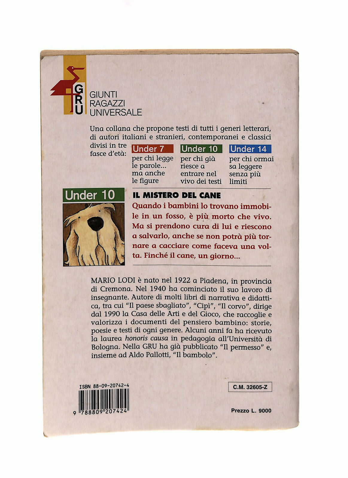 EBOND Il Mistero Del Cane Mario Lodi Giunti Gru Libro LI041113