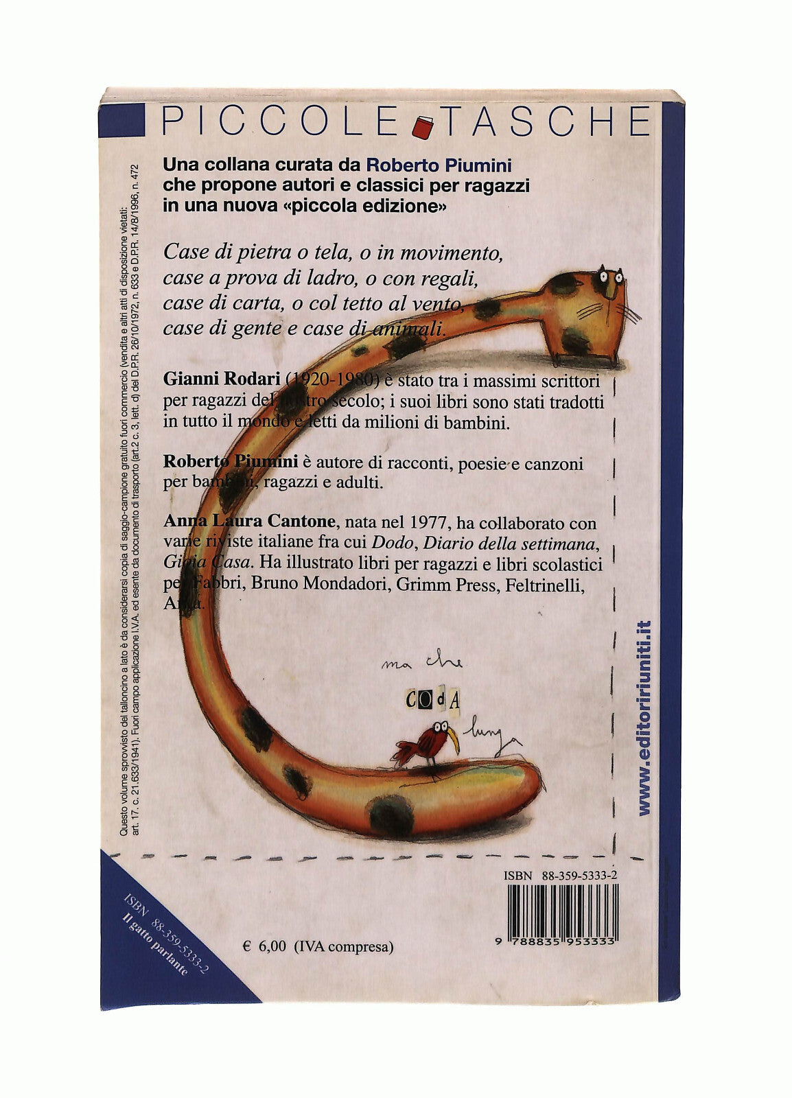 EBOND Il Gatto Parlante e Altre Storie G. Rodari Editori Riuniti Libro LI041114