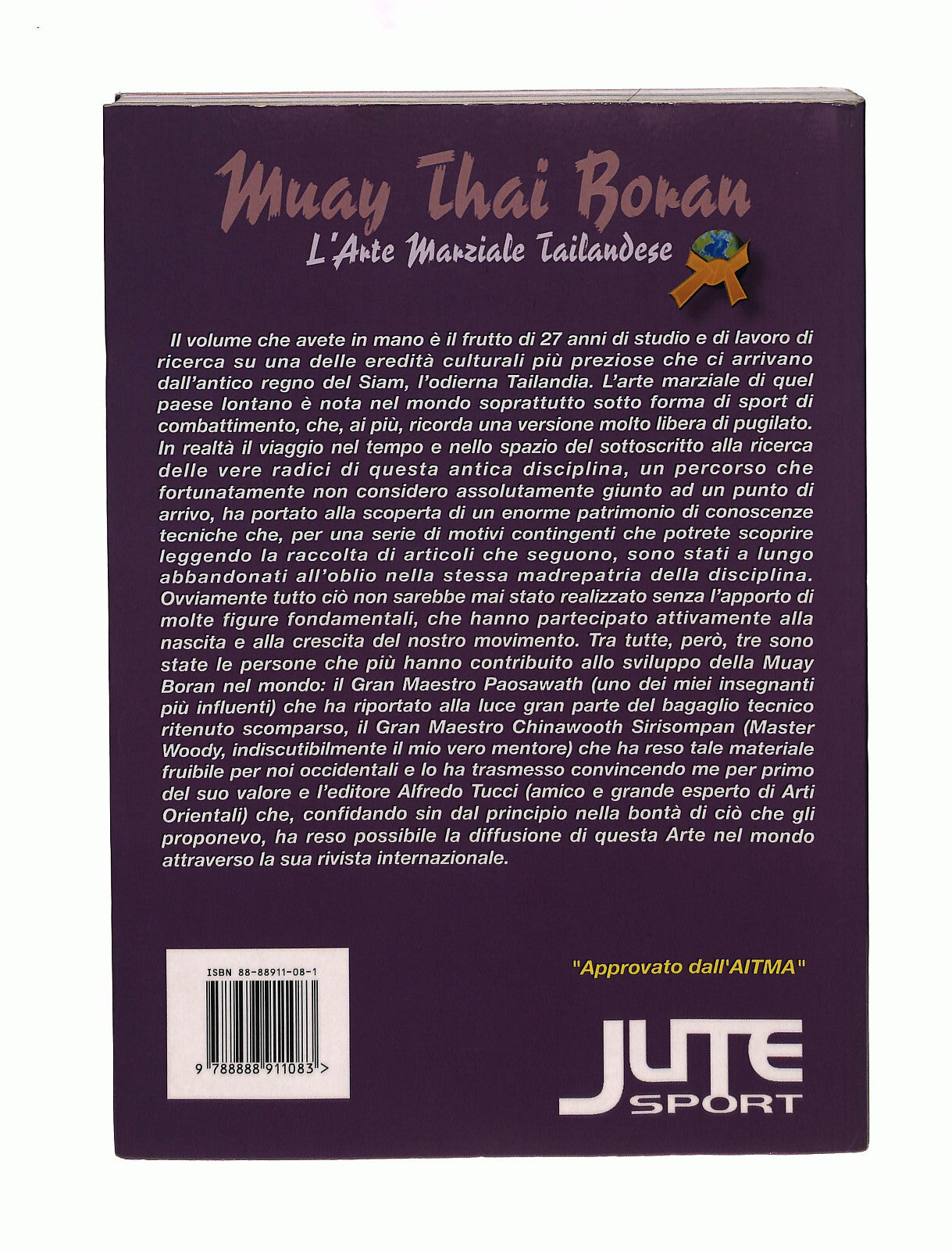 EBOND Muay Thai Boran Arjan Marco De Cesaris Jute Sport Libro LI041155