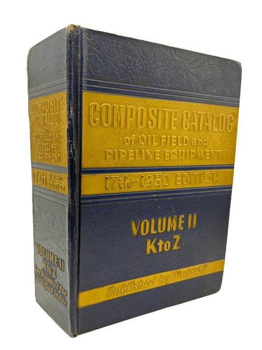 EBOND Composite Catalog Of Oil Field And Pipeline Equipment 17 Ii Libro LI041159
