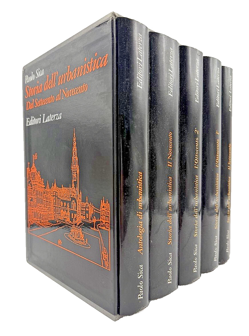 EBOND Storia Dell'urbanistica P. Sica Laterza Cofanetto 5 Volumi Libro LI041176