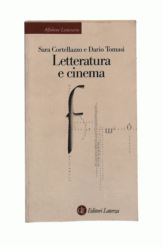 EBOND Letteratura e Cinema Cortellazzo Tomasi Libretto Laterza Libro LI041275