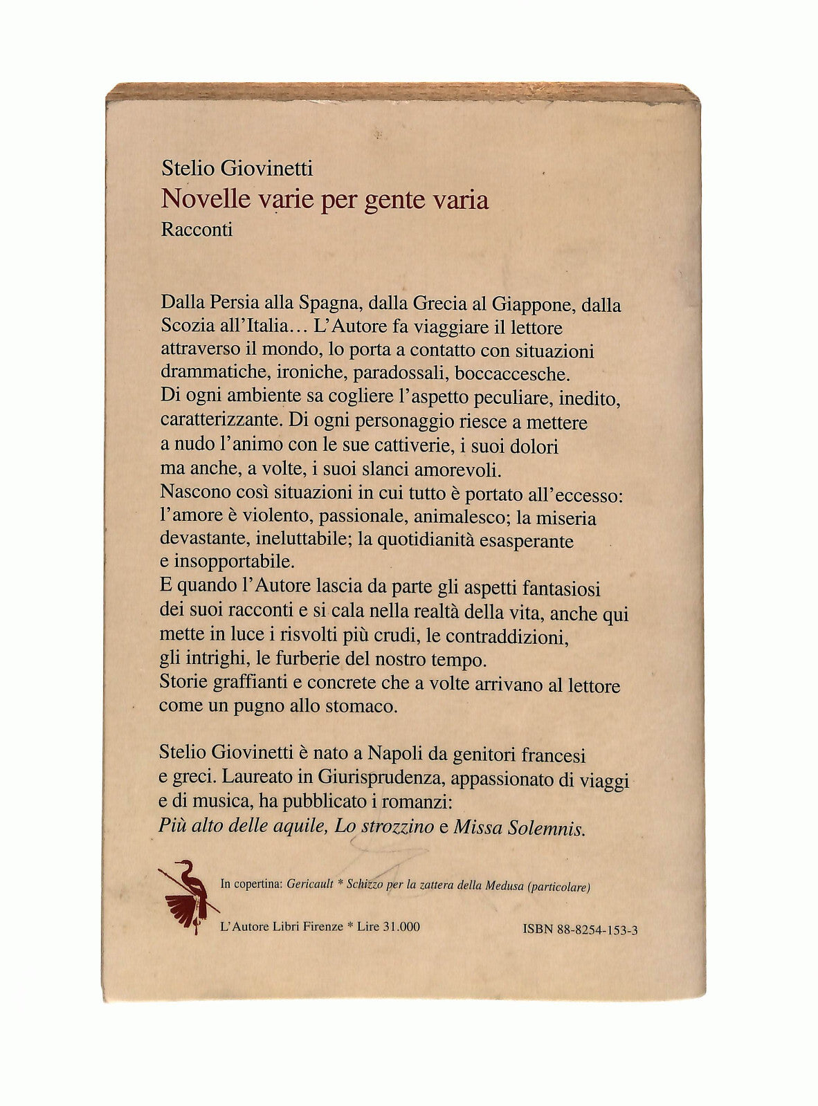 EBOND Novelle Varie Per Gente Varia Stelio Giovinetti Libro LI041356