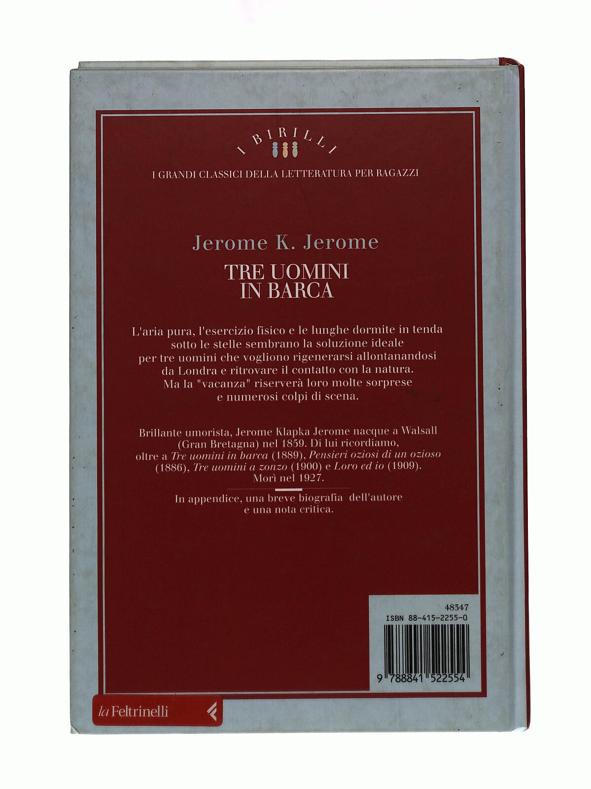 EBOND Tre Uomini In Barca Jerome K. Jerome Deagostini Ragazzi Libro LI041362