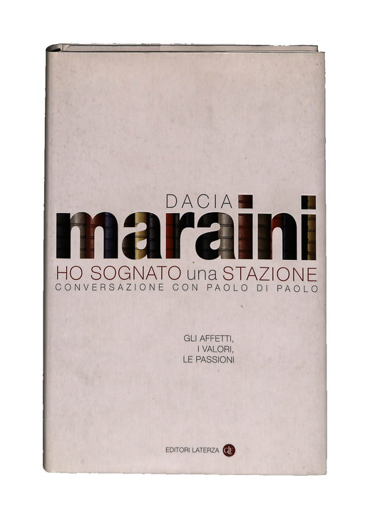 EBOND Ho Sognato Una Stazione Dacia Maraini Laterza Libro LI041381