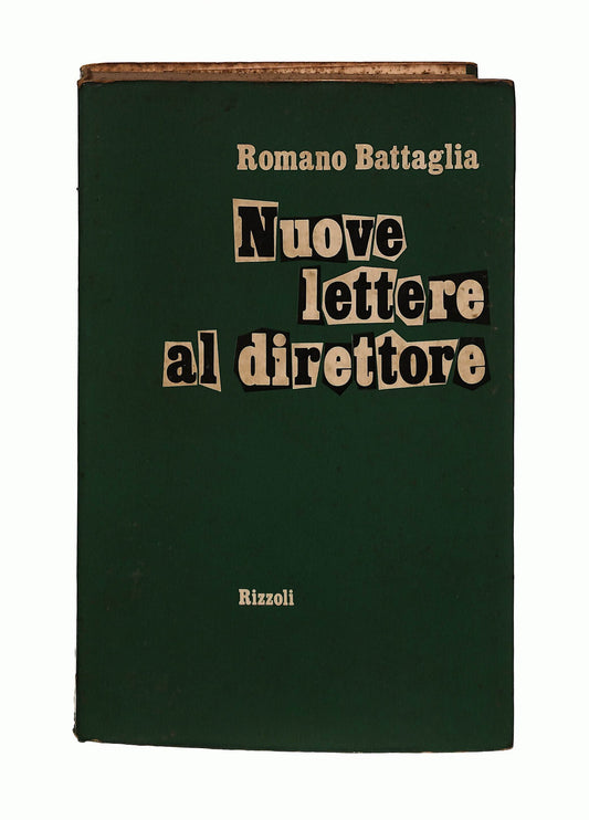 EBOND Nuove Lettere Al Direttore Romano Battaglia Rizzoli Libro LI041410