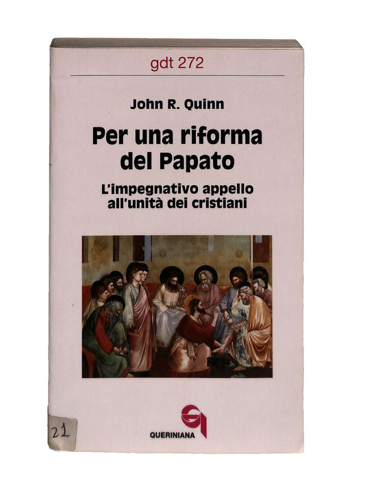 EBOND Per Una Riforma Del Papato John R. Quinn Queriniana Libro LI041413