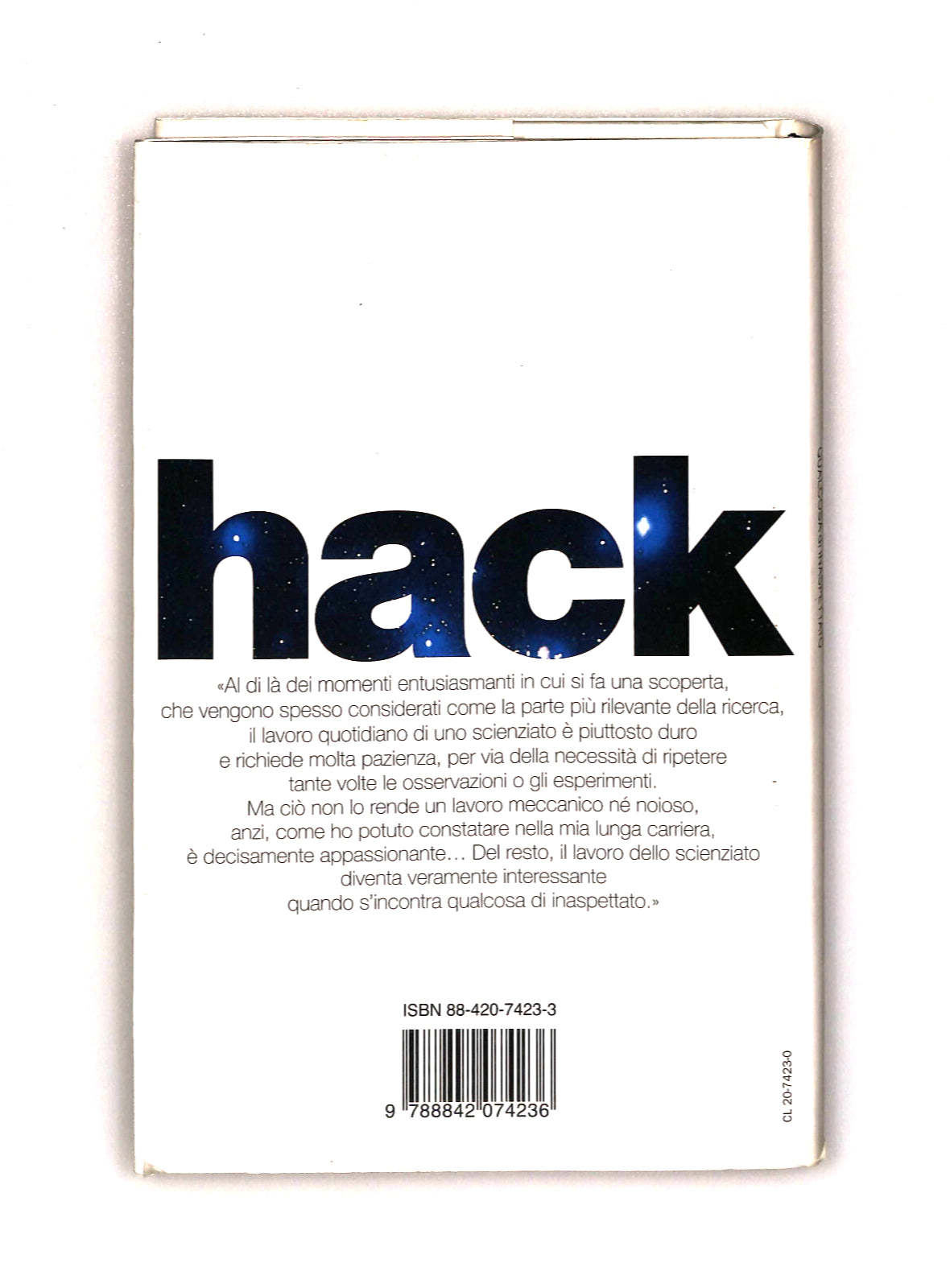 EBOND Qualcosa Di Inaspettato Margherita Hack Laterza Libro LI041431