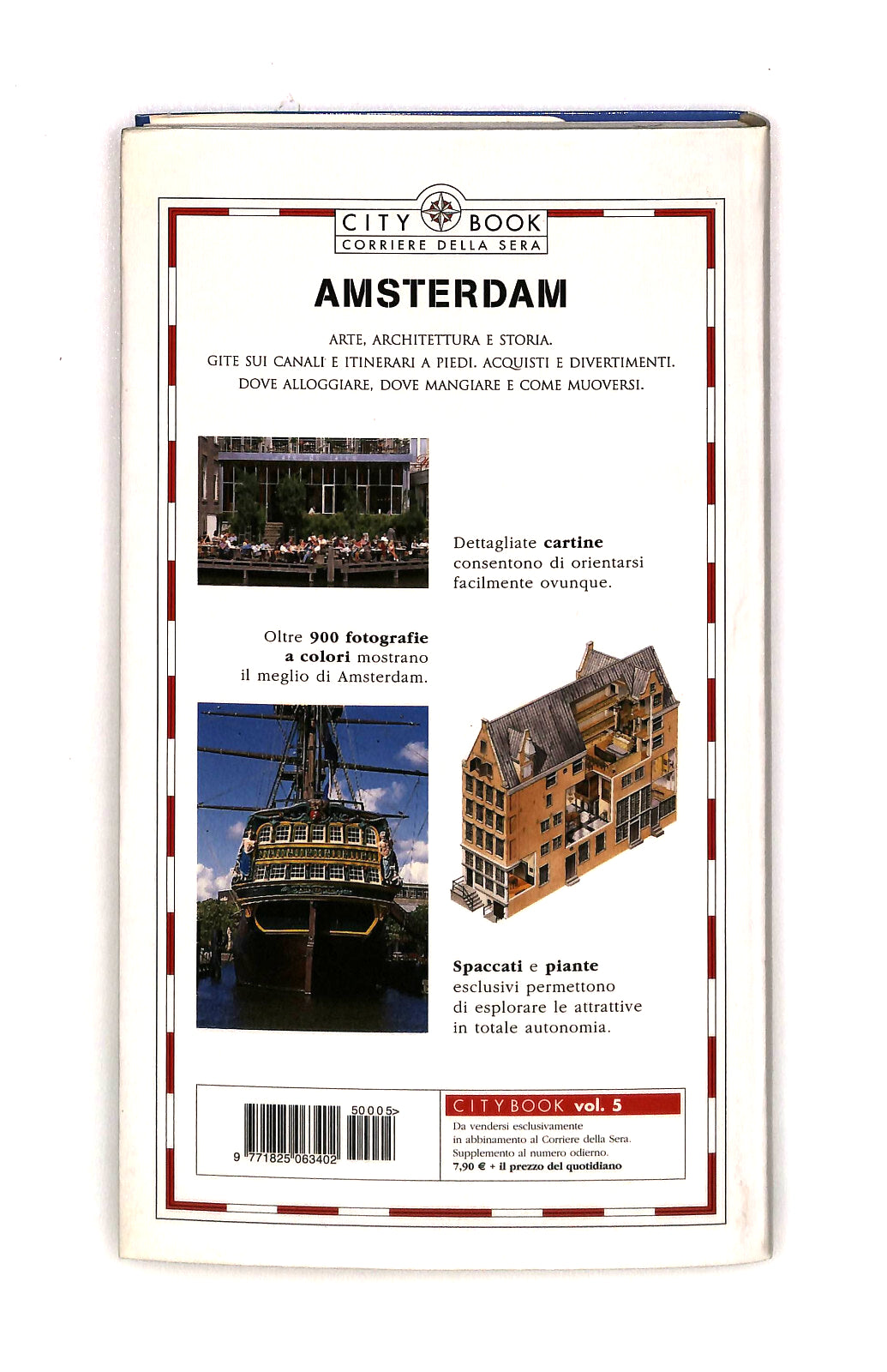 EBOND Amsterdam City Book Corriere Della Sera Libro LI041443