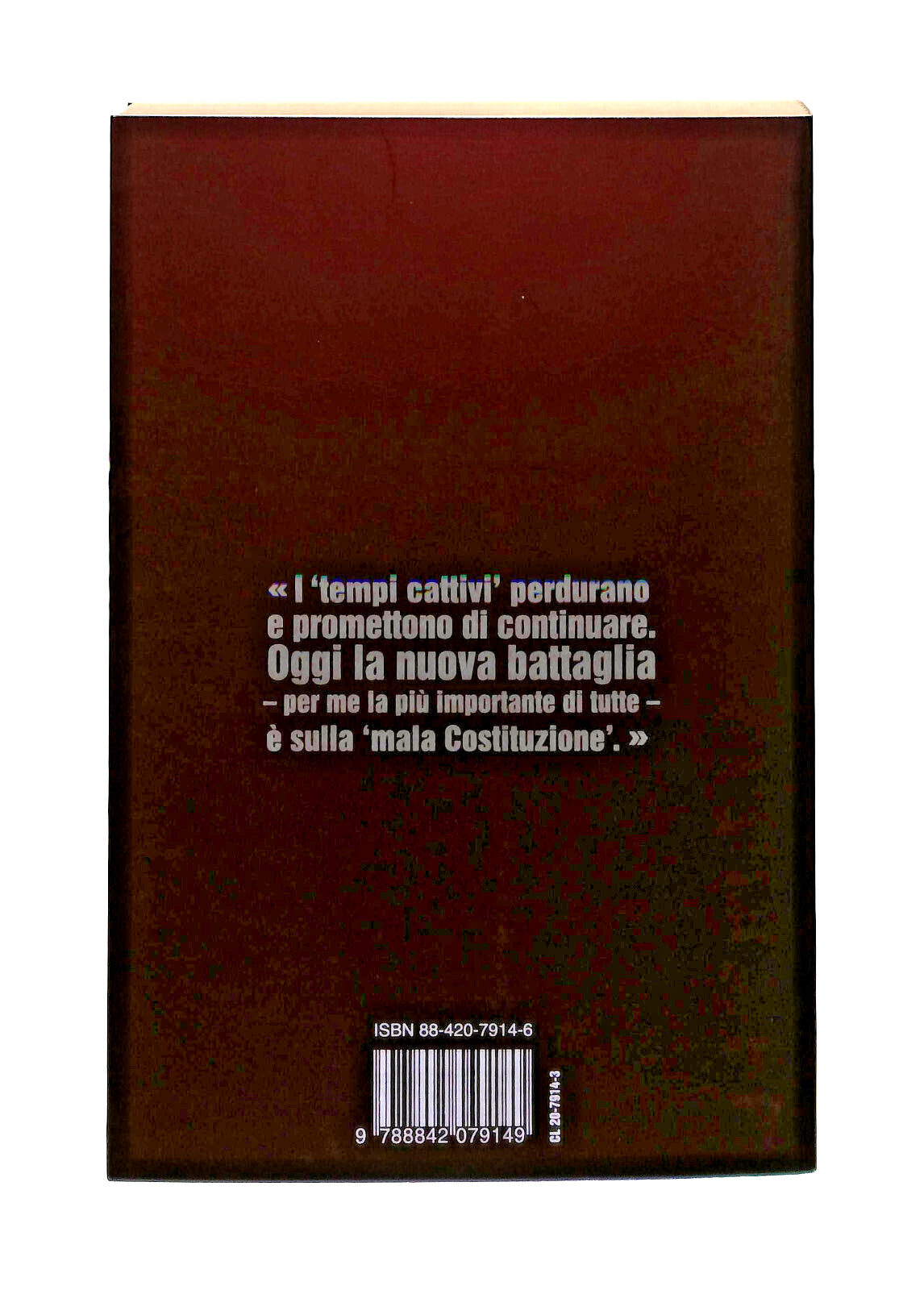 EBOND Mala Costituzione Giovanni Sartori Laterza Libro LI041452