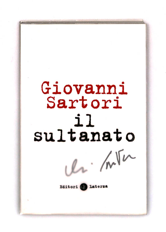 EBOND Il Sultanato Giovanni Sartori Laterza Libro LI041484