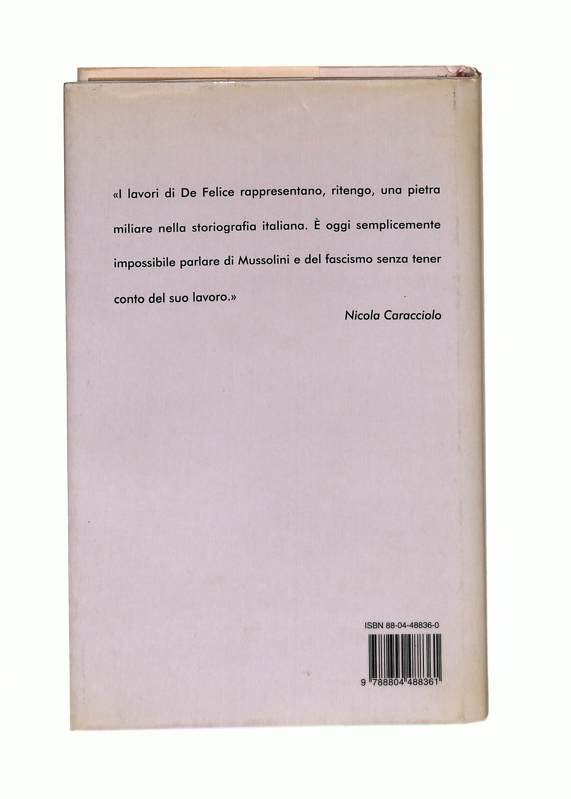 EBOND Breve Storia Del Fascismo Renzo De Felice Mondadori Libro LI041706