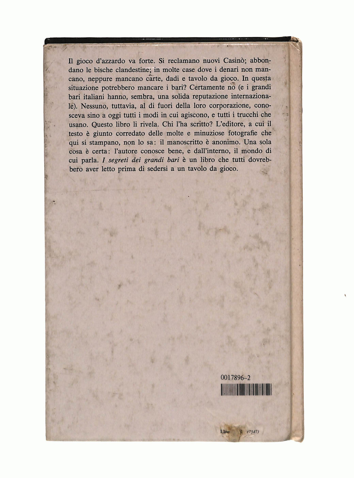 EBOND I Segreti Dei Grandi Bari Mondadori Prima Edizione 1980 Libro LI041806