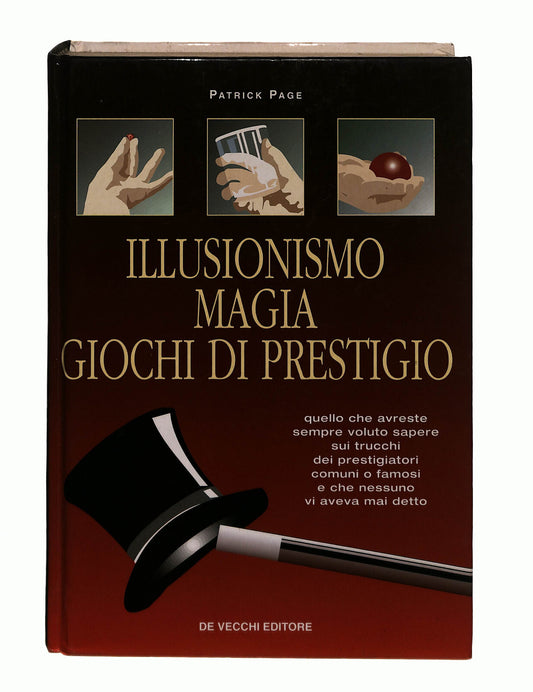 EBOND Illusionismo Magia Giochi Di Prestigio P Page De Vecchi Libro LI041866