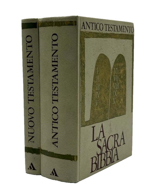 EBOND La Sacra Bibbia Antico Nuovo Testamento Mondadori 1975 2 Vo Libro LI041983