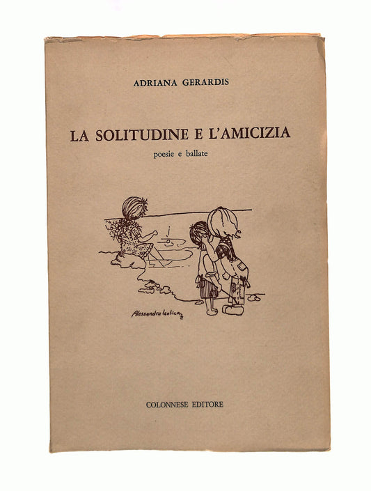 EBOND La Solitudine e l Amicizia Gerardis Con Dedica Autrice Libro LI042058
