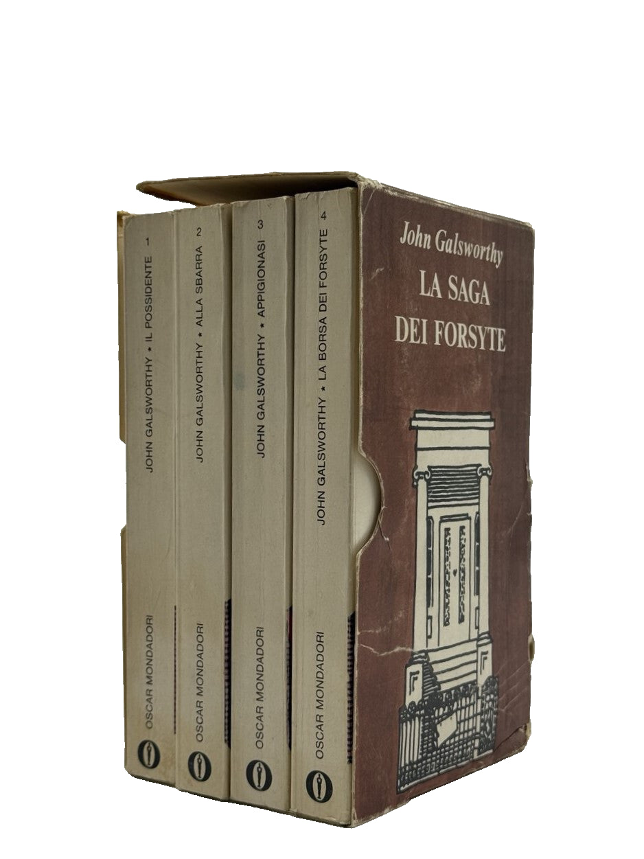 EBOND La Saga Dei Forsyte John Galsworthy Mondadori 4 Vol 1970 Libro LI042291